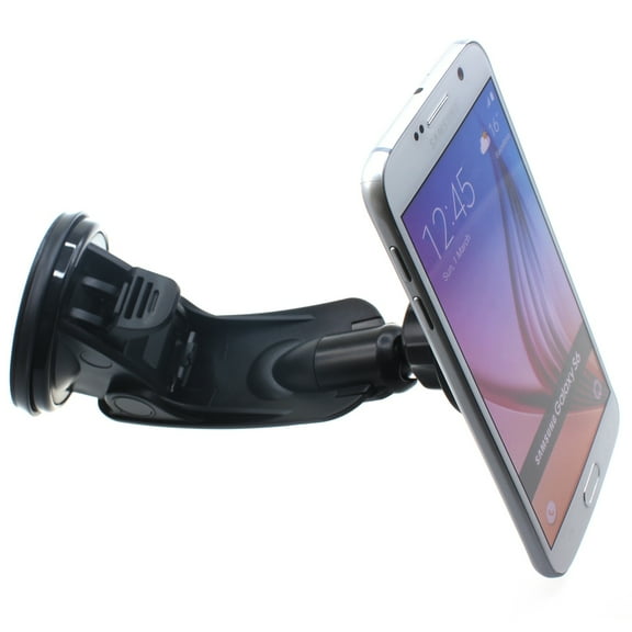 Magnetic Car Mount for Samsung Galaxy A15/A14 5G Phones - Holder Dash Windshield Swivel Strong Grip Strong Magnets for Galaxy A15/A14 5G