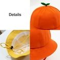 thumbnail image 3 of Sombrero de pescador para niños de 1 a 6 años con circunferencia de la cabeza de 50 a 52 cm, sombrero de lavabo para niños y niñas, lindo sombrero para el sol de dibujos animados, 3 of 5