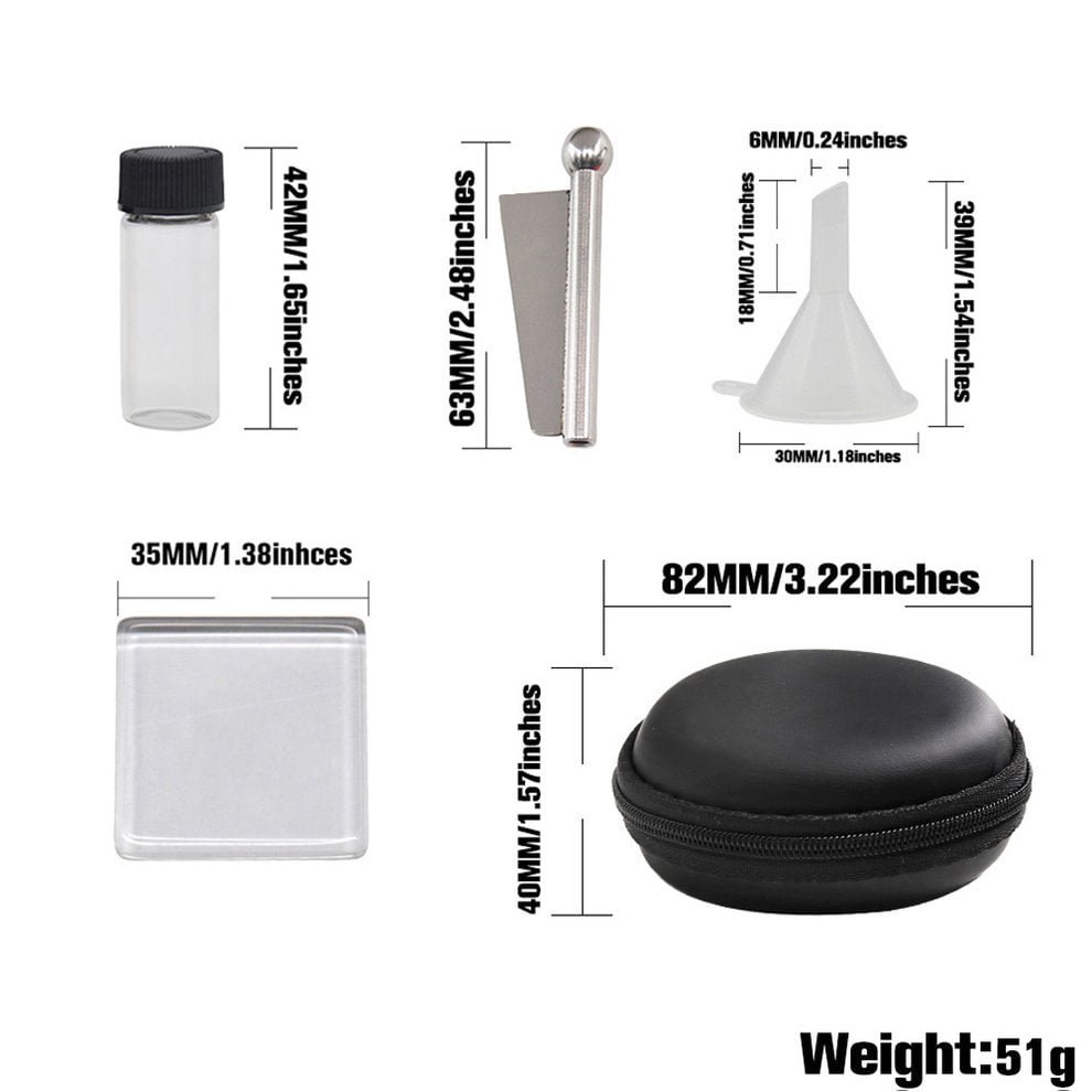 Paille à Priser Renifleur,5 PCS Portable Sniffer Snorter Sniffer Kit Aluminium Metal Snuff Kit Tube Nasal Snuffer Bouteille 69MM 5 Couleurs 