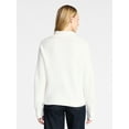 thumbnail image 2 of Time and Tru Women's Pullover Henley Sweater, Sizes XS-XXXL, 2 of 5