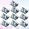thumbnail image 4 of Shisuyan Spire Fastener Clips Silver Fixing Based Use 10Pcs 1.02x0.67x0.38in, 4 of 8