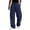 205#Navy, variant on Men's Baggy Sweatpants Wide Leg Sweat Pants Lightweight Travel Pants Streetwear with Pockets XL