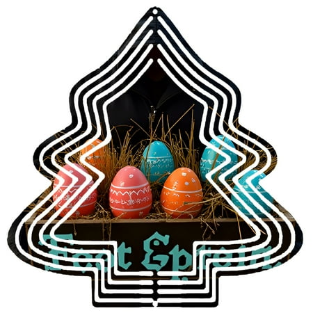 Colorful Metal Hanging Christmas Tree Wind Spinner – Decorative Garden Ornament with Intricate Patterns for Yard and Garden Colorful Metal Hanging Christmas Tree Wind Spinner – Decorative Garden Ornament with Intricate Patterns for Yard and Garden