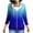 Blue, variant on Womens Lightweight Zip Up Hoodies Gradient Color Hooded Sweatshirt Jacket Fashion Athletic Jackets with Pockets Pink M