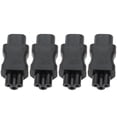 thumbnail image 4 of Convertidor IEC320 C8 a IEC320 C5, 10 A, 250 V, 2,5 A, 250 V, adaptador de cable de alimentación para ordenador portátil, adaptador de corriente UPS, servidor, 4 unidades, 4 of 14