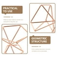 thumbnail image 3 of Shisuyan Simple and Practical Air Plant Stand Rose Gold 4Pcs 2.2X0.4In, 3 of 8