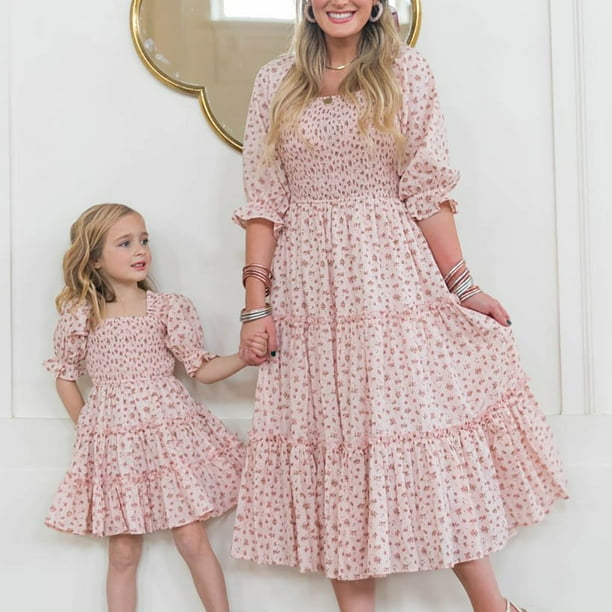 matching fall dresses mom and daughter Simply Us Mom & Me dresses Daughter Dress / 18W