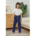thumbnail image 6 of HiddenValor Boys Knit Cotton Pajama Lounge Pants with Pockets - Blue, X-Small, 6 of 6