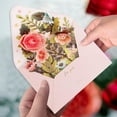 thumbnail image 3 of Pebbuoy 3D Fly-Out Greeting Card Multiple Colorful Flower Decor Greeting Card with Envelope Watercolor Painting Christmas New Year Gift, 3 of 7