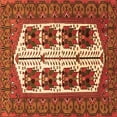 thumbnail image 1 of Ahgly Company Indoor Square Persian Orange Traditional Area Rugs, 7' Square, 1 of 1