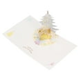 thumbnail image 2 of Christmas Card, Thick Paper Transparent PET Proper Size 3D Christmas Card  For Party, 2 of 8