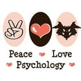 thumbnail image 2 of CafePress - Peace Love Psychology Mug - 11 oz Ceramic Mug - Novelty Coffee Tea Cup, 2 of 3
