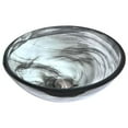 thumbnail image 1 of Anzzi LS-AZ054 Série Mezzo Évier en Verre Déco en Émeraude, 1 of 5