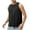 Black, variant on CHGBMOK Mens Tank Tops Solid Color Breathable Sports Top Sleeveless Drying Sizes S-2XL