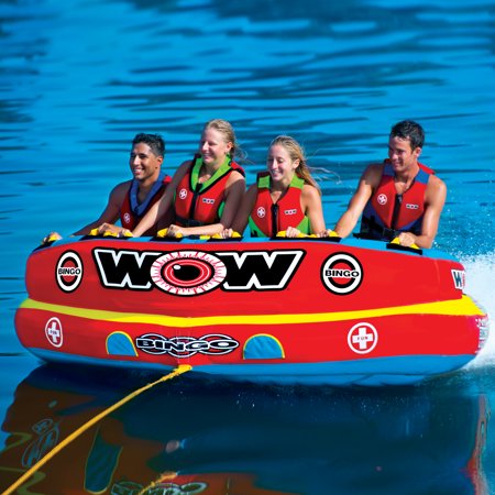 Wow Bingo 2 Inflatable 2 Person Seating Ride Cockpit Towable Water Sports Tube | Walmart Canada