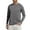 Dark Gray, variant on VJATTWR Men's Long Sleeve Slim Fit Crew Neck Tee Xxl