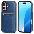 thumbnail image 3 of Funda tipo cartera KIHUWEY compatible con iPhone 16 6.1, color azul, 3 of 7