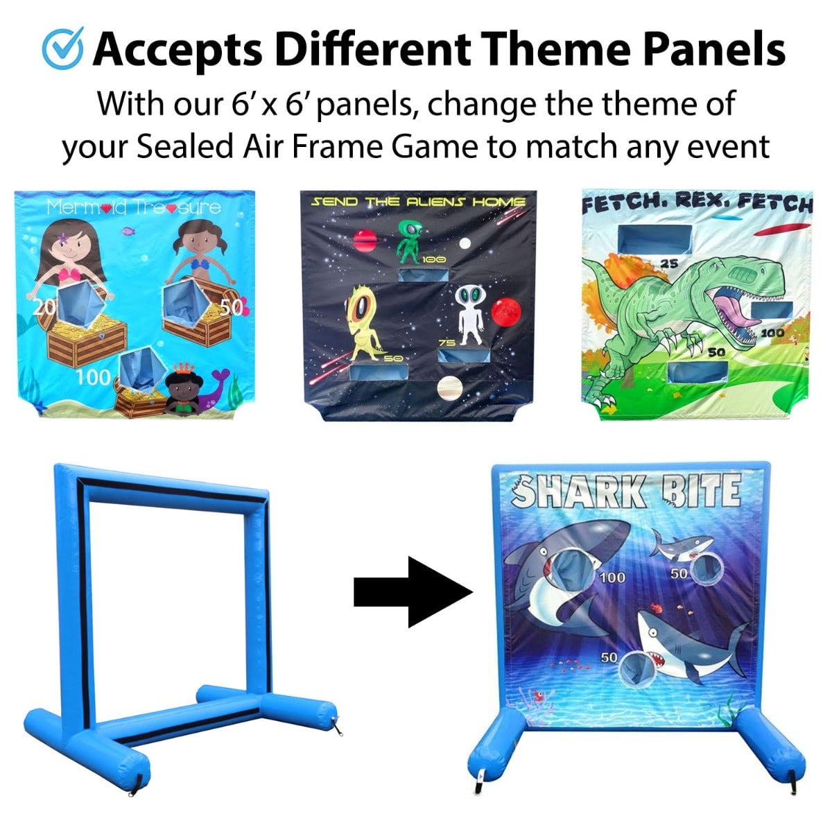 TentandTable Sealed Air Inflatable Frame Game 50 Mile Bike Ride