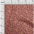 thumbnail image 1 of oneOone Polyester Lycra Brun Rose Foncé Tissu Texture Géométrique Tissu Imprimé par la Cour 56 Pouces de Large, 1 of 4