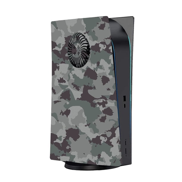Carcasa De La Consola De Juegos Estuche de consola de juegos de camuflaje a prueba de agua ahuecado para unidad óptica PS5/Digital WDOplteas Para estrenar