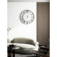 thumbnail image 6 of Round Mirror Wall Clock - 24" Modern Clocks Mirrored Wall Decor for Living Room Office Bedroom Fireplace Decor, 6 of 6