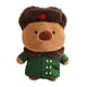 thumbnail image 4 of Juguete de peluche de con abrigo sombrero coleccionable decoración del hogar muñeco de de peluche animal de peluche para regalos de marrón y S, 4 of 10