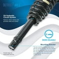 thumbnail image 5 of Detroit Axle - 4pc Front Struts w/Coil Spring Rear Shock Absorbers Replacement for Hyundai Sonata Kia Optima Fits select: 2004-2005 HYUNDAI SONATA GL, 2004-2005 KIA OPTIMA LX/EX, 5 of 5