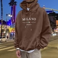 thumbnail image 3 of WILLBEST Sudadera con Capucha y Estampado De Letras para Uso Informal. Jersey Elegante y Cómodo para Uso Diario. Ideal para Actividades Al Aire Libre y Relajación. XXXGrande, 3 of 5