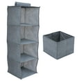 thumbnail image 2 of Portable Clothes Closet Wardrobe with Drawer Storage Case Hanging Closet, 2 of 7