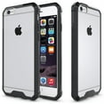 thumbnail image 2 of NAKEDCELLPHONE Étui Rigide Anti-Choc en TPU TRANSPARENT Noir/clair pour APPLE iPHONE 6 PLUS +, 2 of 10