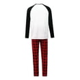 thumbnail image 4 of Nituyy Family Christmas Pajamas Tops Plaid Pants Set Loungewear, 4 of 4
