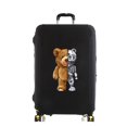 thumbnail image 1 of Luggage Cover Suitcase Protector Robot Bear Pattern Thicken Elasticity Dust Cover Anti-Scratch Protective Set 18-32 Inch Trolley black L, 1 of 6