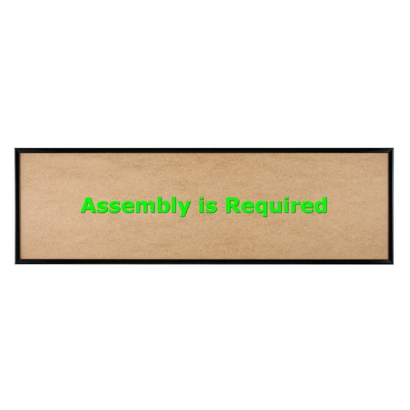 Quadro Frames 8x27 inch Picture Frame, Black, Style P375-3/8 inch Wide Molding