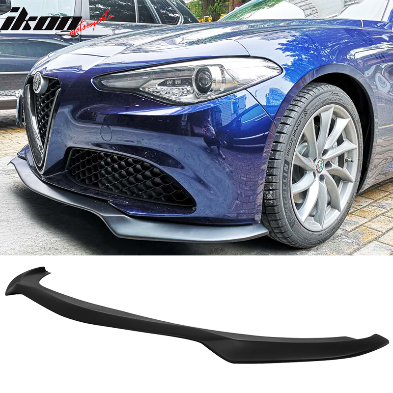 Compatible with 1718 Alfa Romeo Giulia Front Bumper Lip Spoiler