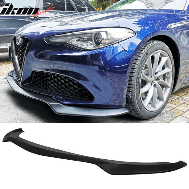 Compatible with 1718 Alfa Romeo Giulia Front Bumper Lip Spoiler