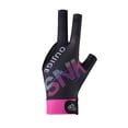 thumbnail image 3 of Guante de Billar Zulema Antideslizante Mano Izquierda 3 Dedos Negro Rosa, 3 of 8