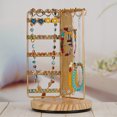 thumbnail image 4 of Estante organizador de joyas giratorio: soporte de exhibición para collares y pendientes simples, 4 of 8