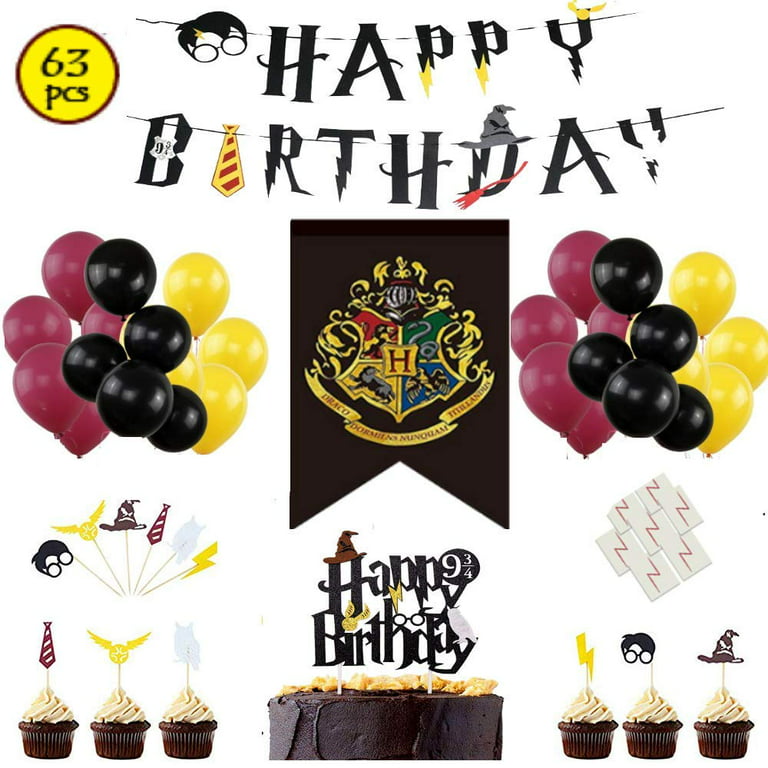 Harry Potter Party Supplies Banner Balloons Birthday Party Decoration