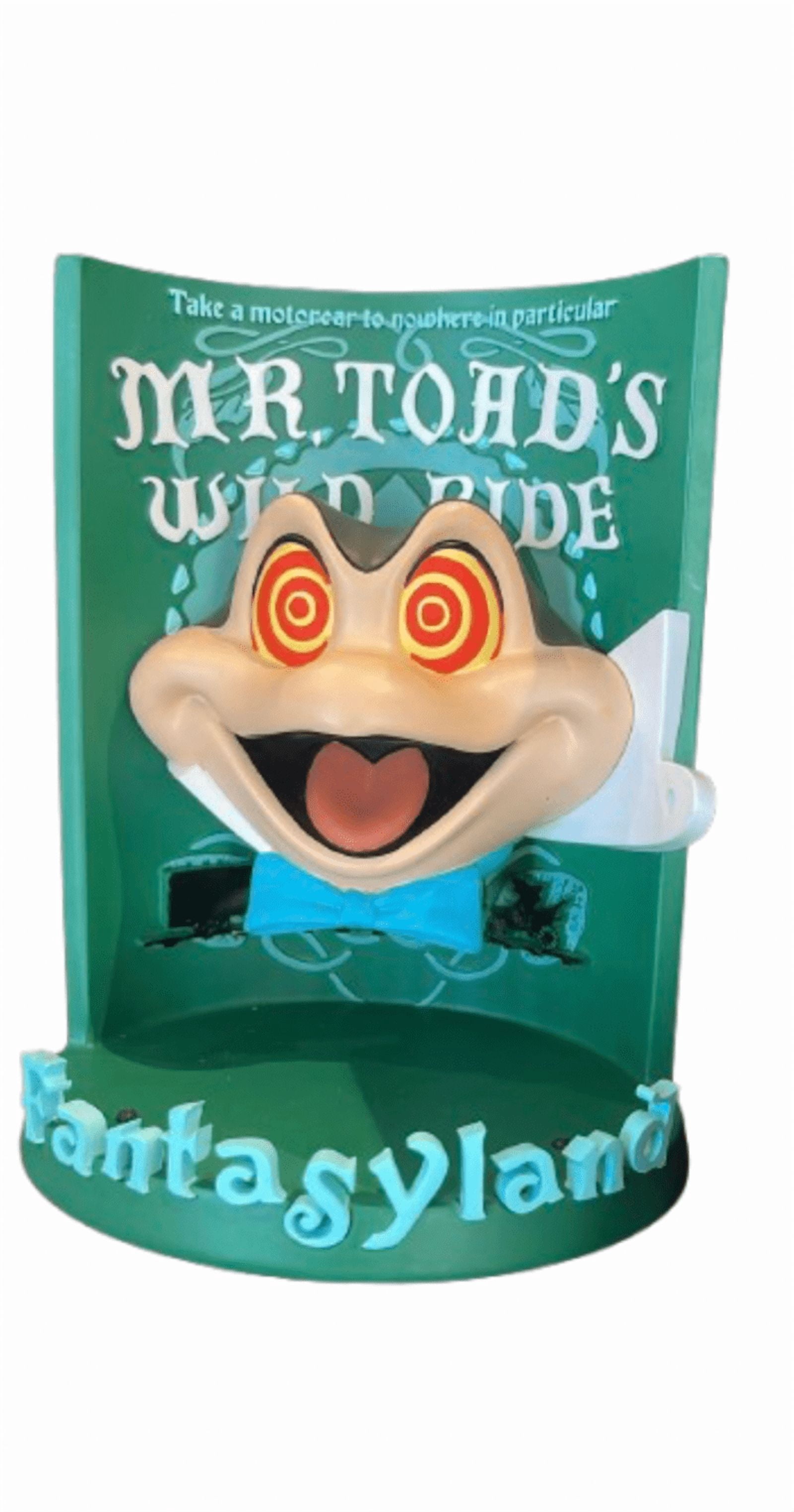 Disney Parks Fantasyland Light Up Mr. Toad's Wild Ride Figurine