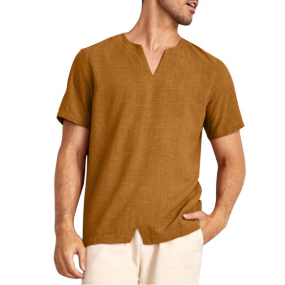 Mens Khaki Shirt