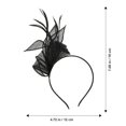 thumbnail image 3 of Headband Women Fascinators Hats Women Tea Party Party Favor Headband Party Headwear, 3 of 3