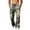 Brown, variant on Men's Realtree Leaf Camo Wide Leg Pants Backcountry Forest Camo Multi Side Slip Pockets Elastic Waistband Summer Outdoor Wide Leg Pants Bronze 3XL