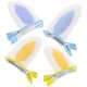 thumbnail image 3 of Rabbit Ears Hair Clip Everyday Use for Girls and Young Women in Assorted Color with Bangs Holder 2Pcs, 3 of 5