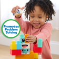thumbnail image 5 of Playskool Busy Builders Blocks, Curious Creators Learning Toy, 50-Piece Building Blocks Set, Ages 18 Months+, 5 of 9