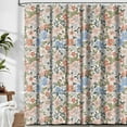 thumbnail image 2 of Shower Curtain for Bathroom, Cute Shower Curtain Sets with 12 Hooks, Waterproof Fabric Bath Curtain for Home, Cute Colorful Flowers 70"W x 72"L (Pack of 1), 2 of 6
