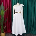 thumbnail image 4 of Cocktail Dress One Shoulder Women's Bow Cutout Ruched A-Line Party Guest Dresses, 4 of 8