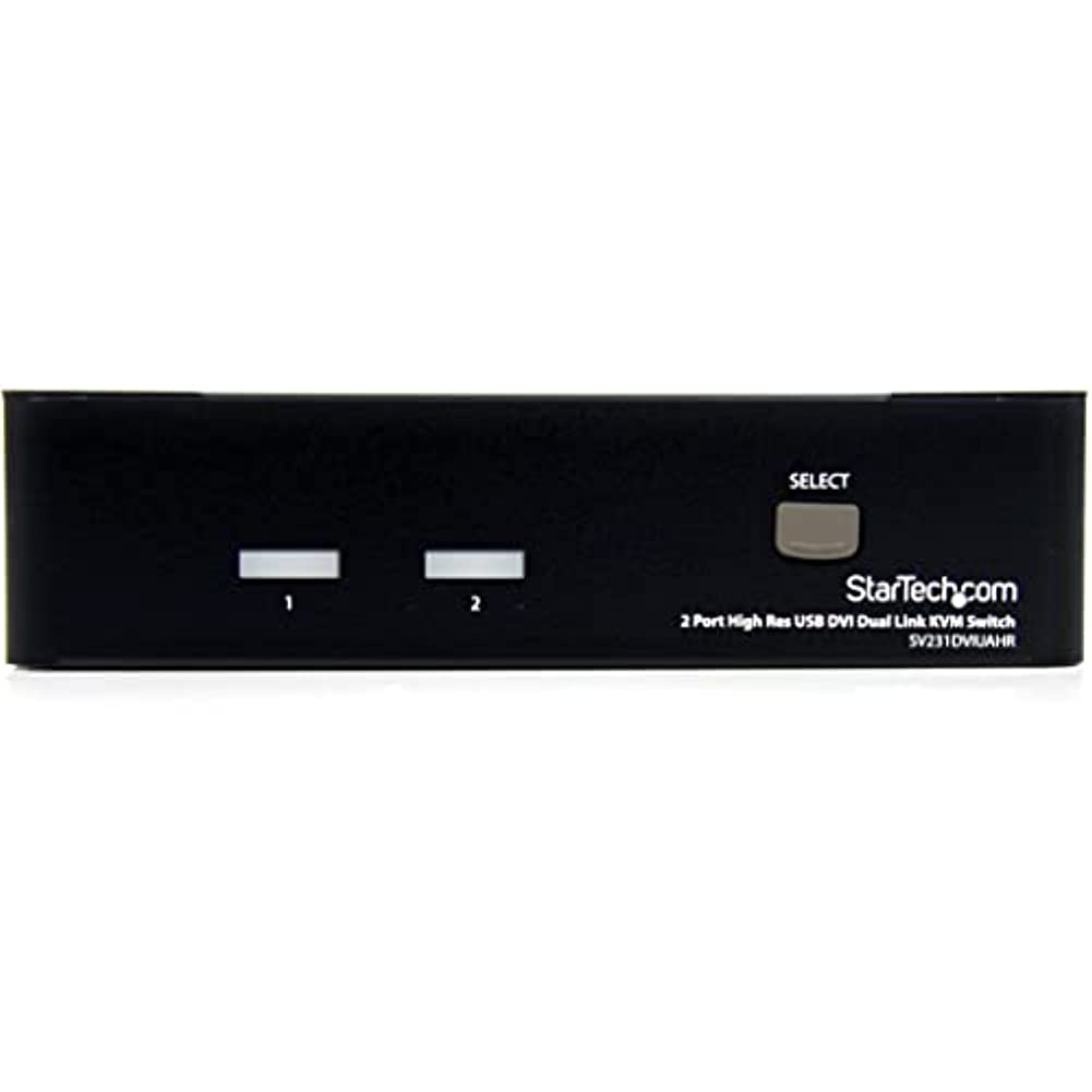 StarTech 2-Port High Resolution USB DVI Dual Link KVM Switch with Audio - image 2 of 3