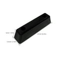 thumbnail image 2 of Raindrops Reinforced Dock Bumper Rubber 1Pcs Black for Trailers and Transportation, 2 of 8