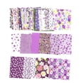 thumbnail image 2 of SPRING PARK 50Pcs 10x10cm Floral Patchwork Cotton Fabric Plain Cloth for DIY Sewing Quilting, 2 of 7