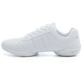 thumbnail image 2 of DADAWEN White Cheerleading Shoes for Girls Athletic Training Sneakers Competition Sport Shoes Size 2.5 Kids, 2 of 6